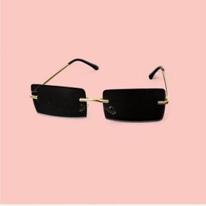 Gold and Black Sunglasses